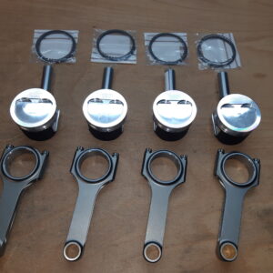 R2Z/WOSSNER - KIT MOTORE PERFORMANCE BIELLE H-BEAM + PISTONI FIAT UNO TURBO / PUNTO GT 1.4 8v 176A