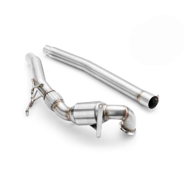 RM MOTORS - DOWNPIPE + KAT 2.0 TFSI TSI EA888.3 MQB 4WD - S3 / TTS / 7R / 7.5R / LEON CUPRA - immagine 3