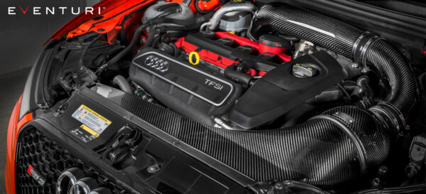 EVENTURI - KIT ASPIRAZIONE FULL BLACK CARBON GEN 1 AUDI RS3 8V - immagine 5