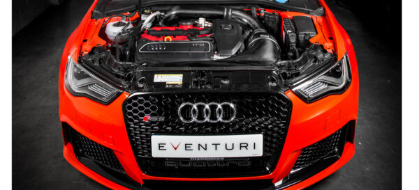 EVENTURI - KIT ASPIRAZIONE FULL BLACK CARBON GEN 1 AUDI RS3 8V - immagine 4