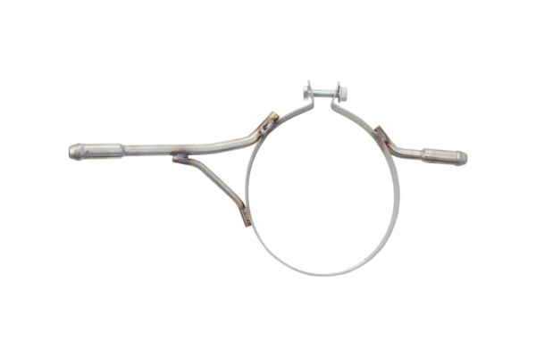 XFORCE VAREX - SISTEMA CAT-BACK DA 3" CON SILENZIATORE CANNON DRITTO, ACCIAIO INOSSIDABILE GREZZO 409 - immagine 3