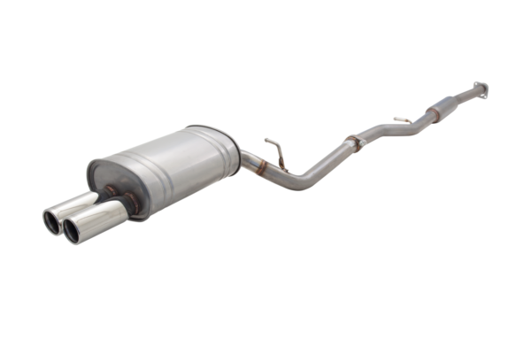 XFORCE VAREX - SISTEMA CAT-BACK DA 3" CON SILENZIATORE OVALE TWIN-TIP, ACCIAIO INOSSIDABILE GREZZO 409