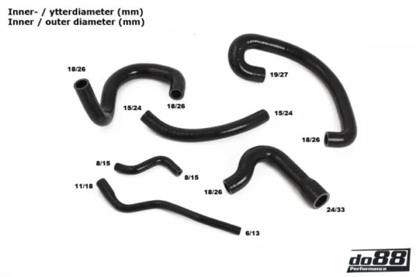 DO88 PERFORMANCE - TUBI FLESSIBILI PORSCHE 964 TURBO K JETRONIC - immagine 3