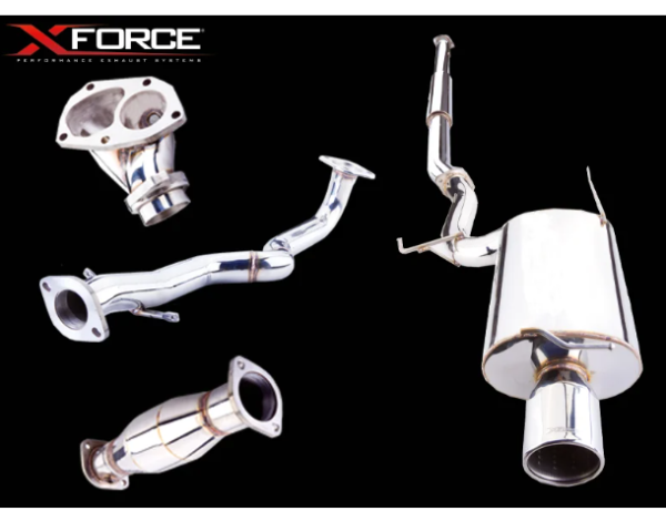 XFORCE VAREX - SISTEMA TURBO-BACK DA 3", ACCIAIO INOSSIDABILE 304 (solo per uso su pista e fuoristrada)