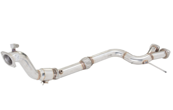 XFORCE VAREX - DOWNPIPE DA 3" CON CONVERTITORE CATALITICO AD ALTO FLUSSO, ACCIAIO INOSSIDABILE 304 (solo per uso su pista e fuoristrada)