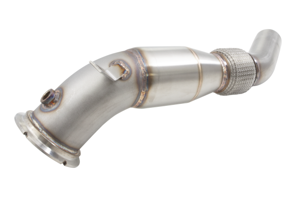 XFORCE VAREX - DOWNPIPE DA 4"-3" CON CONVERTITORE CATALITICO AD ALTO FLUSSO, ACCIAIO INOSSIDABILE 304 (solo per uso su pista e fuoristrada) - immagine 2