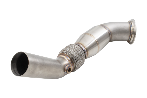 XFORCE VAREX - DOWNPIPE DA 4"-3" CON CONVERTITORE CATALITICO AD ALTO FLUSSO, ACCIAIO INOSSIDABILE 304 (solo per uso su pista e fuoristrada) - immagine 3
