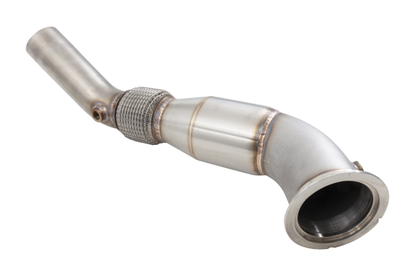 XFORCE VAREX - DOWNPIPE DA 4"-3" CON CONVERTITORE CATALITICO AD ALTO FLUSSO, ACCIAIO INOSSIDABILE 304 (solo per uso su pista e fuoristrada)