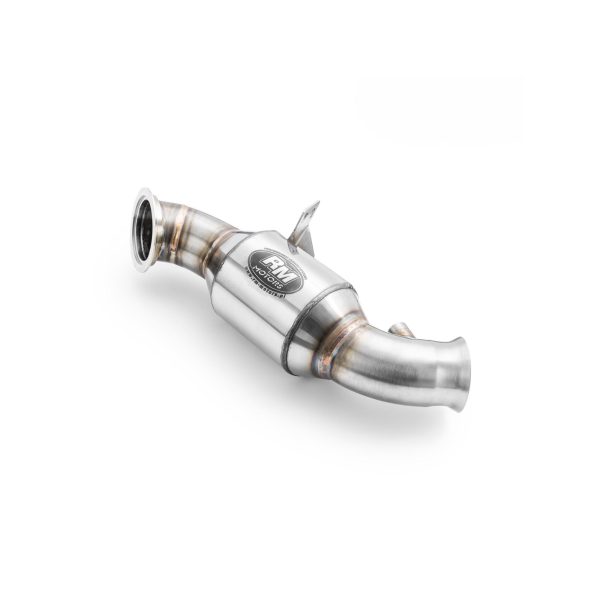 RM MOTORS - DOWNPIPE MERCEDES W205 C200 2.0 TURBO + SILENZIATORE