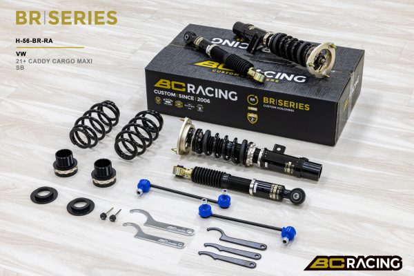 BC RACING - COILOVER BR REGOLABILE VW CADDY CARGO MAXI LWB (54.5MM) (21+)