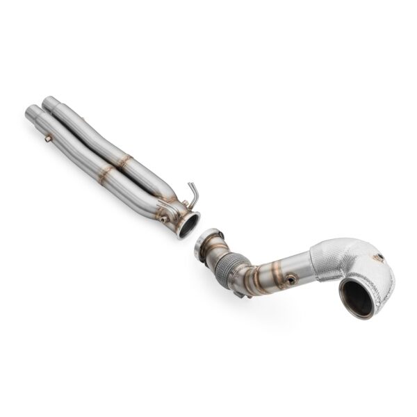 RM MOTORS - DOWNPIPE AUDI TTRS RS3 8Y RSQ3 Cupra Formentor VZ5 2.5 TFSI + SCUDO TERMICO