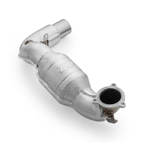 RM MOTORS - DOWNPIPE MERCEDES-AMG A35 GPF W177 4MATIC + SCUDO TERMICO E CATALIZZATORE - immagine 2