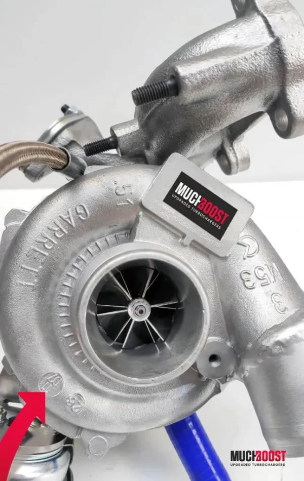 MUCHBOOST - TURBOCOMPRESSORE UPGRADE 1.9 TDI BIG TURBO HYBRID VACUUM CONVERTED WITH A WELDED 1.9 / 2.0 TDI - immagine 2