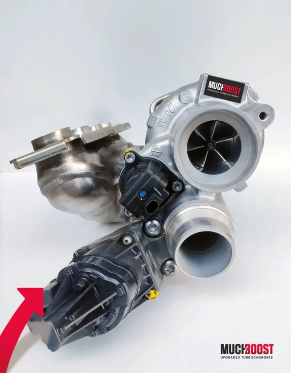 MUCHBOOST - TURBOCOMPRESSORE UPGRADE N20 HYBRID TURBO BMW 428i, 125i, 220i, 228i, 320i, 328i, 420i, 520i, X1 20i, X1 28i, X3 20i, X3 28i, X4 20iX, X4 28iX, X5 xDrive40e, Z4 20i, Z4 28i, Z4 18i