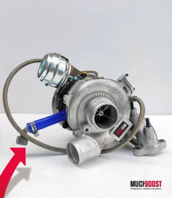 MUCHBOOST - TURBOCOMPRESSORE UPGRADE 1.9 TDI BIG TURBO HYBRID VACUUM CONVERTED WITH A WELDED 1.9 / 2.0 TDI