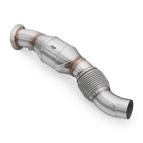 RM MOTORS - DOWNPIPE BMW E90 E91 E92 335d M57N2 E60 E61 535d M57N2 + SILENZIATORE