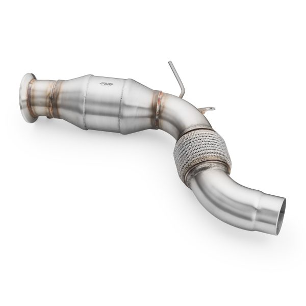 RM MOTORS - DOWNPIPE BMW E90 E91 E92 E93 325d 330d/xd N57 + SILENZIATORE
