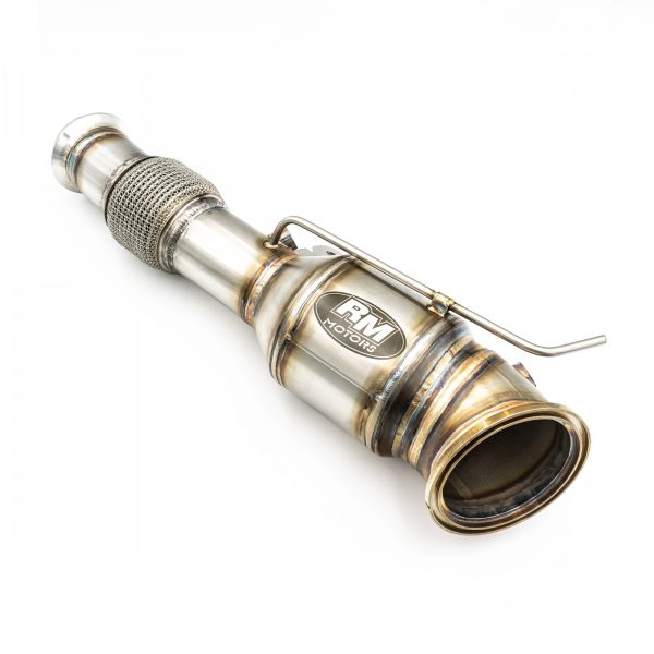 RM MOTORS - DOWNPIPE TOYOTA SUPRA MK5 A90 +CATALIZZATORE HJS 200 CPSI EURO 6