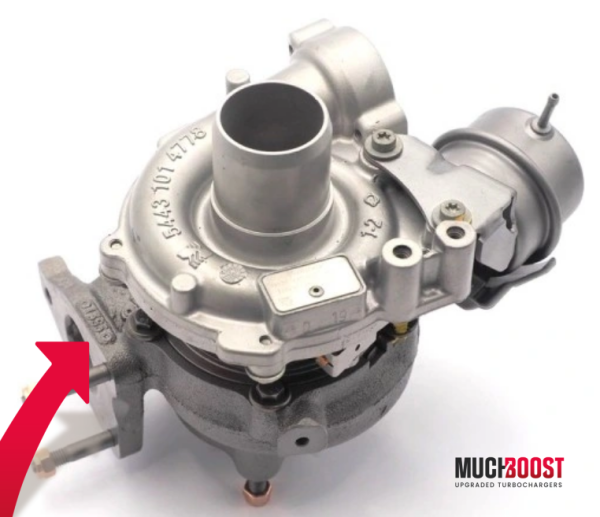 MUCHBOOST - TURBOCOMPRESSORE UPGRADE OM622/OM626/R9M 1.6d MERCEDES CLASSE C Q205 180/200 / RENAULT MEGANE III / SCENIC III / TRAFIC III / NISSAN QASHQAI I/II / X-TRAIL III / OPEL VIVARO B