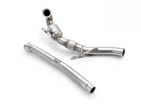 RM MOTORS - DOWNPIPE AUDI A3 1.8 2.0 TFSI 8V SEAT LEON ST SPORTSTOURER (5F8)+ CATALIZZATORE - immagine 2