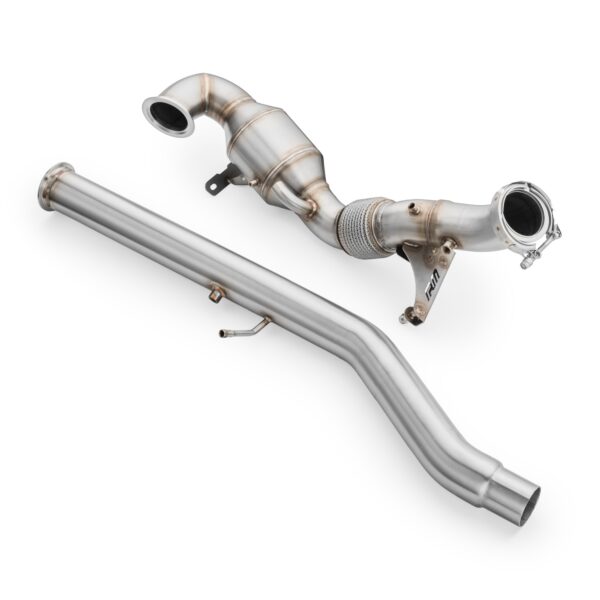 RM MOTORS - DOWNPIPE AUDI Q2 A3 S3 8V 2.0 TFSI SEAT LEON 2.0 TSI OPF GPF + CATALIZZATORE
