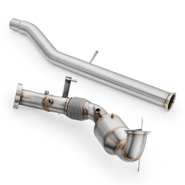 RM MOTORS - DOWNPIPE AUDI Q2 A3 S3 8V 2.0 TFSI SEAT LEON 2.0 TSI OPF GPF + CATALIZZATORE - immagine 2