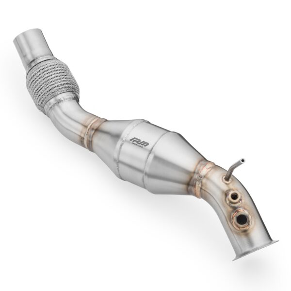 RM MOTORS - DOWNPIPE BMW E81 E87 E82 E88 116d 118d 120d 123d N47 + SILENZIATORE - immagine 2