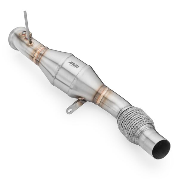 RM MOTORS - DOWNPIPE BMW E81 E87 E82 E88 116d 118d 120d 123d N47 + SILENZIATORE