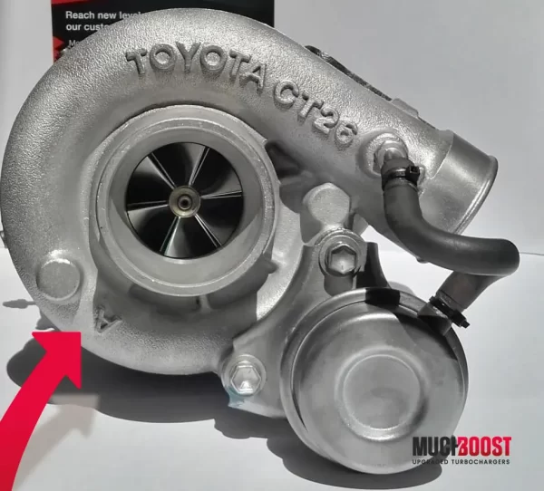 MUCHBOOST - TURBOCOMPRESSORE UPGRADE CT26 TOYOTA SUPRA MK3