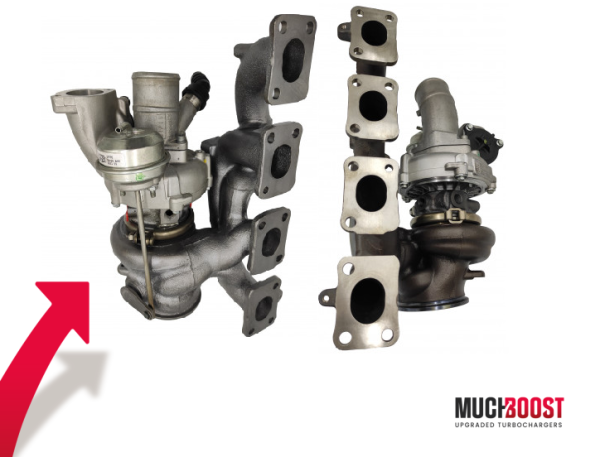 MUCHBOOST - TURBOCOMPRESSORE UPGRADE M161 3.8 V8 MASERATI LEVANTE GTS / LEVANTE TROFEO / QUATTROPORTE GTS