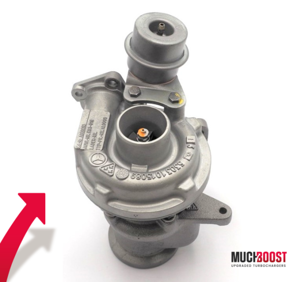 MUCHBOOST - TURBOCOMPRESSORE UPGRADE OM668 1.7CDI MERCEDES CLASSE A W168 160/170 CDI / VANEO 1.7 CDI