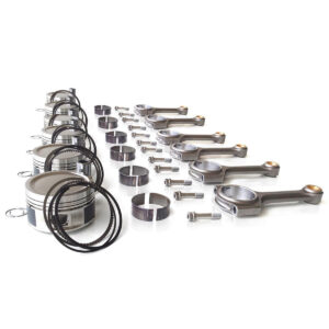 BAR-TEK FORGED PISTONS & STEEL CONNECTING ROD SET V6 24V
