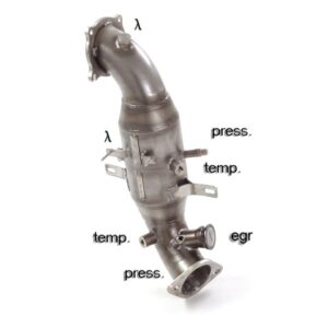 RAGAZZON - DOWNPIPE KAT + ELIMINAZIONE FAP - ALFA ROMEO GIULIA 952 - 2.0 TURBO Q4 VELOCE (206kW) 2016>