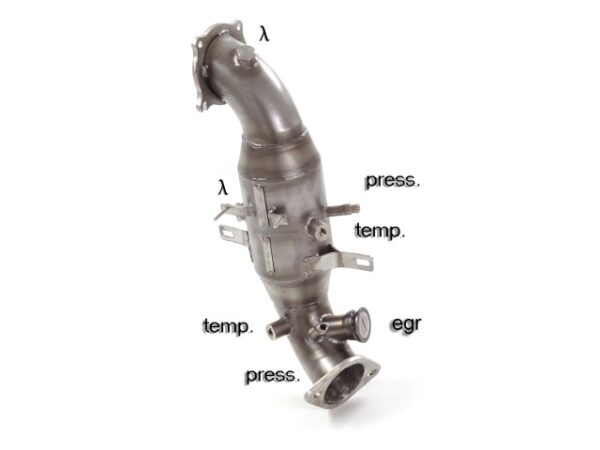RAGAZZON - DOWNPIPE KAT + ELIMINAZIONE FAP - ALFA ROMEO GIULIA 952 - 2.0 TURBO Q4 VELOCE (206kW) 2016>