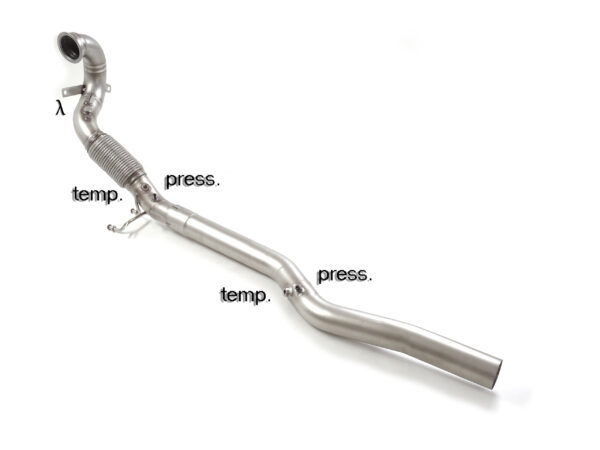 RAGAZZON - DOWNPIPE SKAT + ELIMINAZIONE FAP - AUDI TT 8S - COUPE’ QUATTRO 45TFSI (180kW) 12/2018>