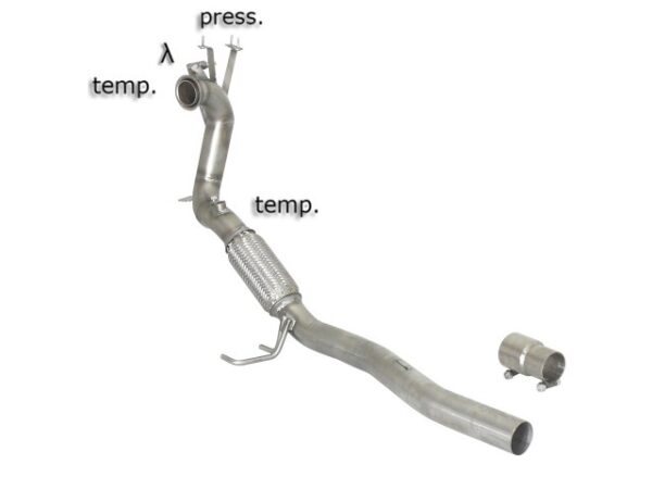 RAGAZZON - DOWNPIPE SKAT + ELIMINAZIONE FAP - SKODA YETI 5L - 1.6TDi (77kW) 2010>2015