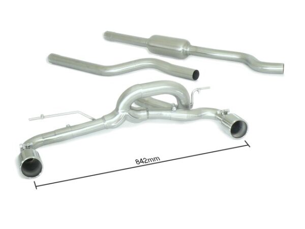 RAGAZZON - CENTRALE SILENZIATO + TERMINALE - BMW SERIE 1 – F21 114d (70kW - N47) 2012>2015