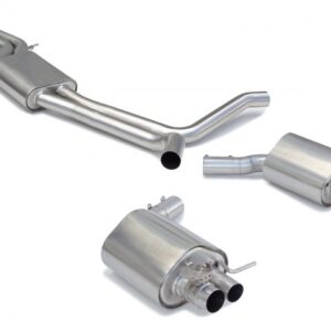 RAGAZZON - CENTRALE SILENZIATO + TERMINALE - AUDI RS6 4G C7 – QUATTRO AVANT 4.0TFSI V8 (412kW) 2013>