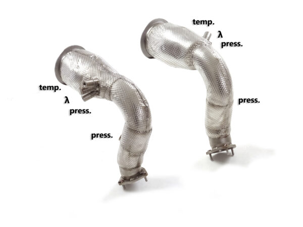RAGAZZON - DOWNPIPE SKAT + ELIMINAZIONE FAP - AUDI SQ8 F1 4M – 4.0 V8 (373kW) 2020>2022