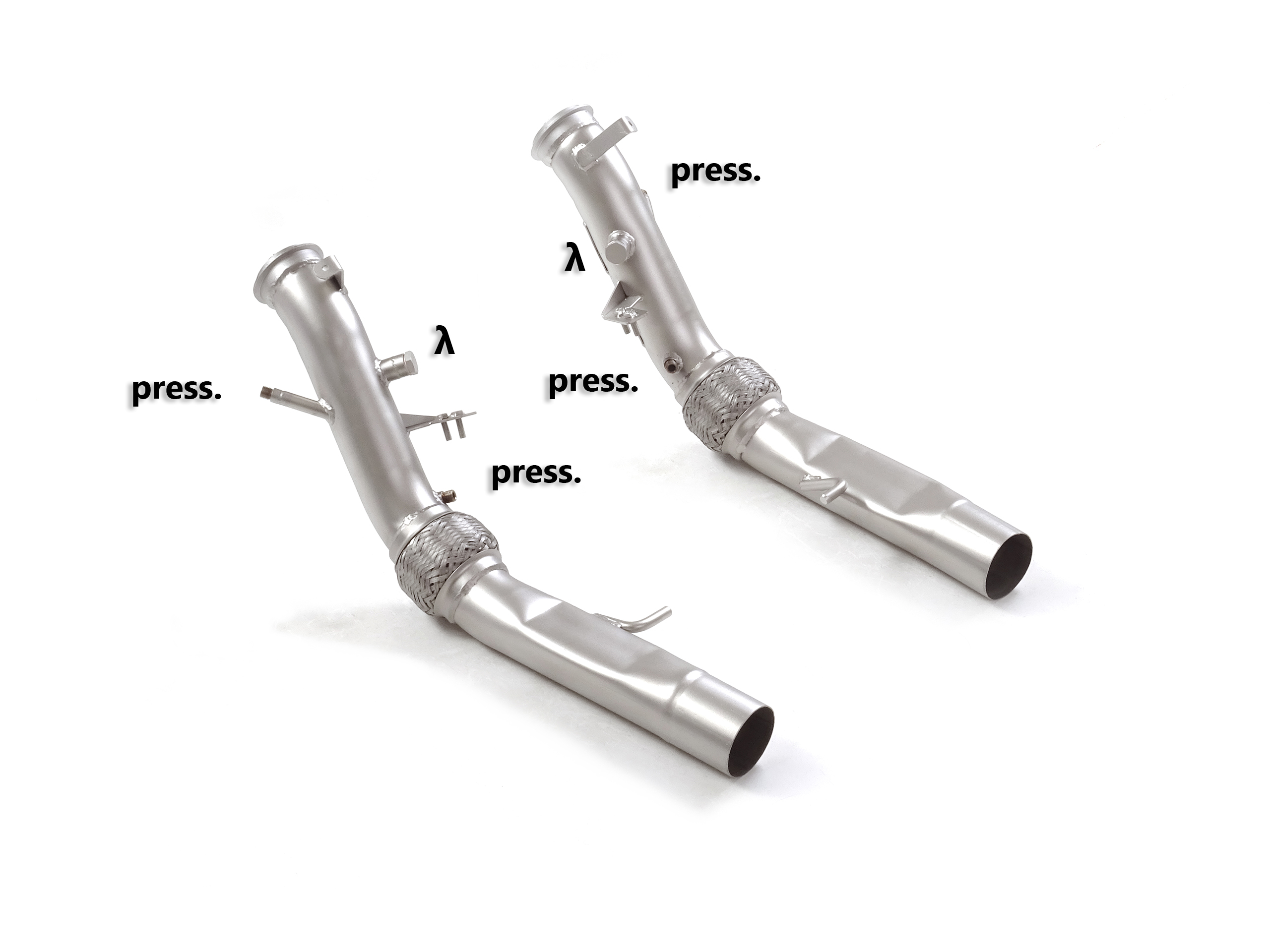 RAGAZZON - DOWNPIPE SKAT + ELIMINAZIONE FAP - ALFA ROMEO STELVIO 949 - 2.9 BI-TURBO (375kW) 2017>