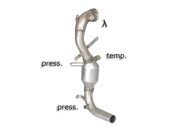 RAGAZZON - DOWNPIPE KAT + ELIMINAZIONE FAP - FIAT PANDA Mk3 - 1.3 MULTIJET (55kW) 4x4 12/2012>2015