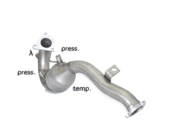 RAGAZZON - DOWNPIPE KAT + ELIMINAZIONE FAP - AUDI A4 8K-B8 - 2.7TDi V6 (140kW) 06/2007>2011