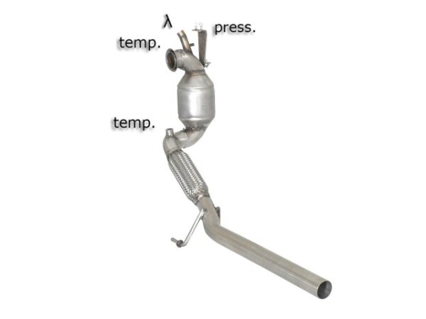 RAGAZZON - DOWNPIPE KAT + ELIMINAZIONE FAP - SEAT IBIZA Mk4 - SC 2.0TDi (105kW) 2009>2015