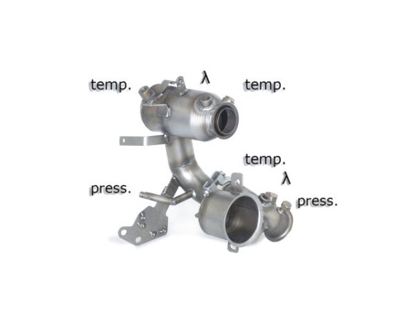 RAGAZZON - DOWNPIPE KAT + ELIMINAZIONE FAP - AUDI A3 8V/8VA – 2.0TDi (110 / 135kW) 2012>2018