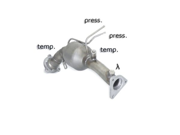 RAGAZZON - DOWNPIPE KAT + ELIMINAZIONE FAP - AUDI Q5 8R - QUATTRO 2.0TDi (125kW) 2008>2012