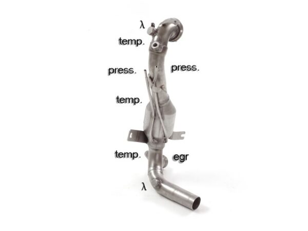 RAGAZZON - DOWNPIPE KAT + ELIMINAZIONE FAP - FIAT PUNTO Mk3 - 1.3 MULTIJET (70kW) 2016>2018