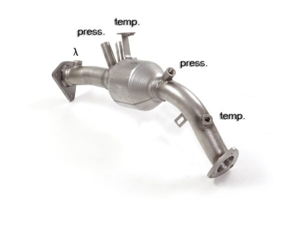 RAGAZZON - DOWNPIPE KAT + ELIMINAZIONE FAP - AUDI A4 8K-B8 - 2.0TDi (105kW) 11/2007>