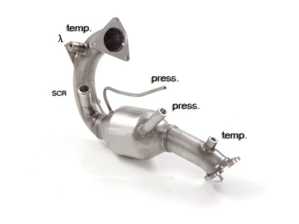 RAGAZZON - DOWNPIPE SKAT + ELIMINAZIONE FAP - AUDI Q5 8R - QUATTRO 3.0TDi V6 (190kW) 2013>2017