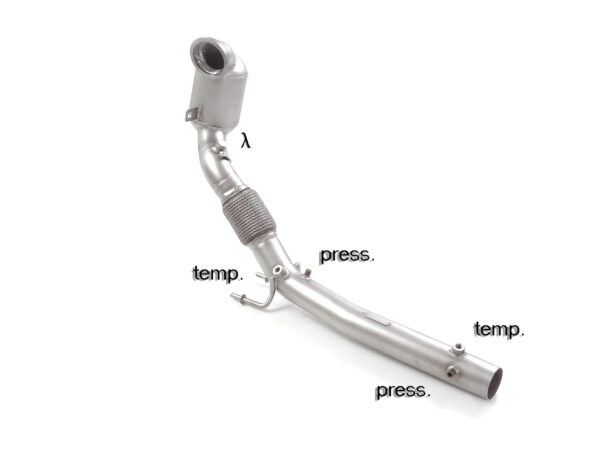 RAGAZZON - DOWNPIPE KAT + ELIMINAZIONE FILTRO OPF/GPF - AUDI A1 GB - 40TFSI (147kW) 2018>2020