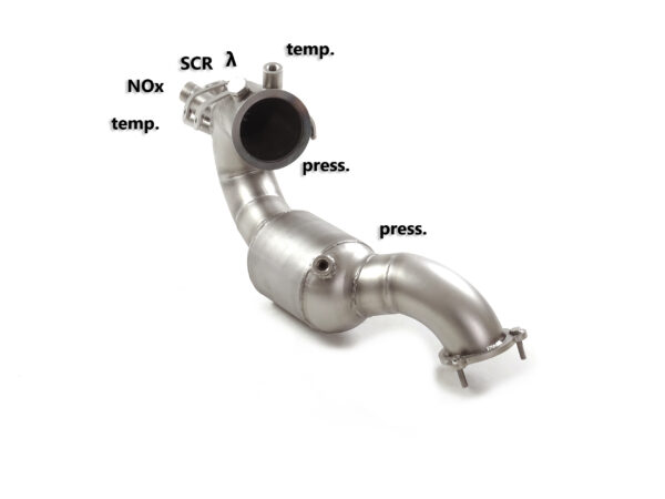 RAGAZZON - DOWNPIPE KAT + ELIMINAZIONE FAP - AUDI A6 C8 - 50TDi QUATTRO (210kW) 06/2018>2020